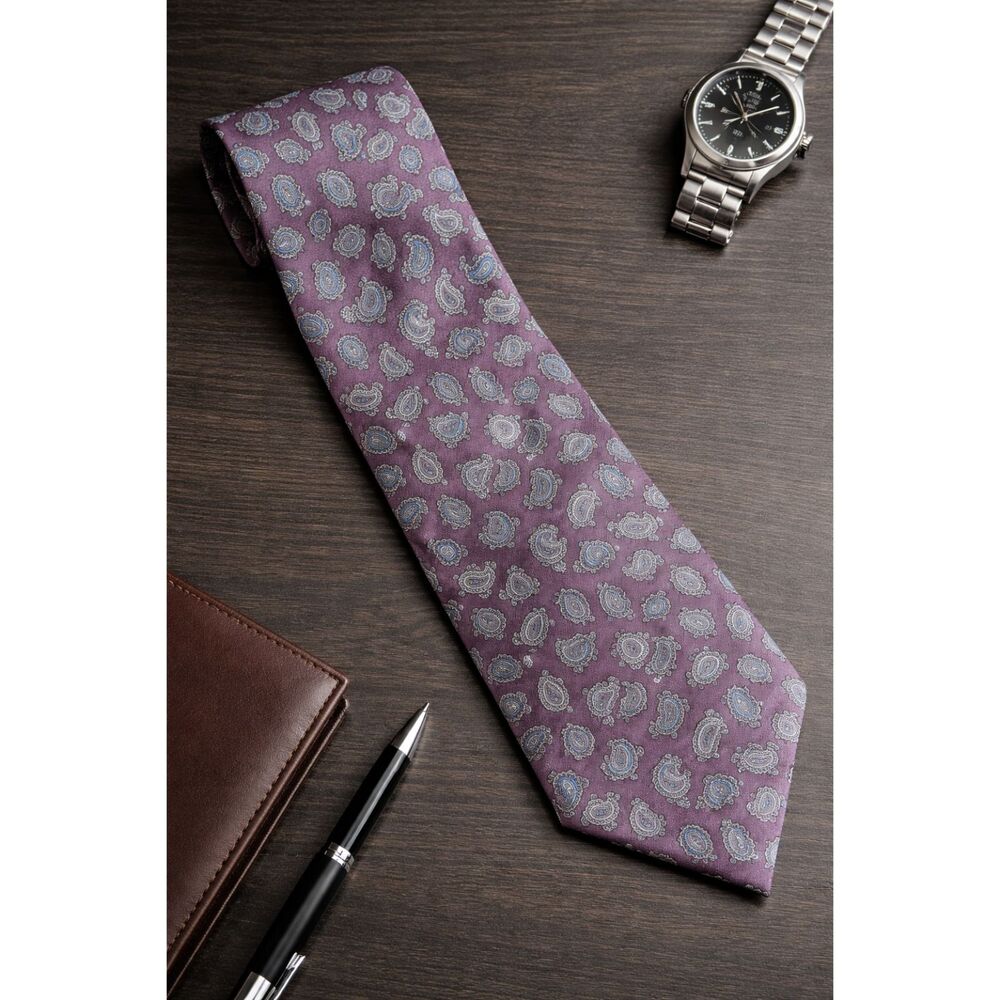 Garington Collection Vintage 100% Silk Tie Made In Italy